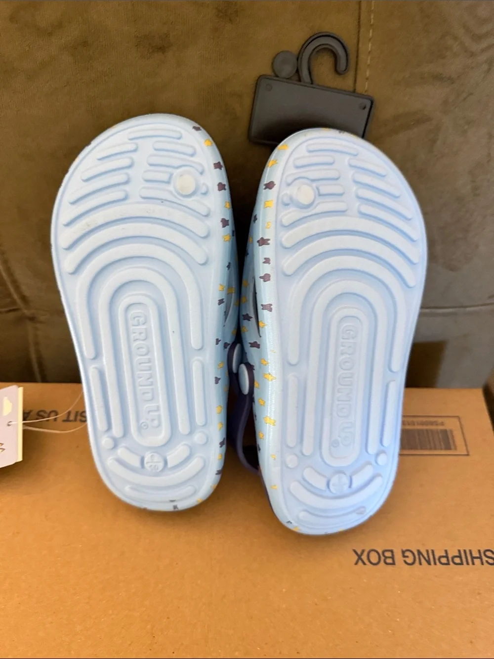 Bluey Kids' Light Blue Slide Sandals in Light Blue - Kids Shoes